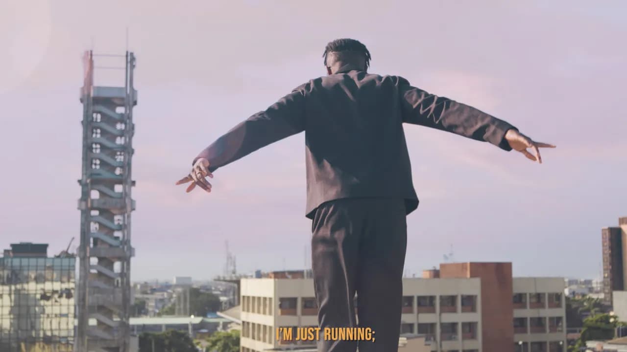 LADIPOE - Running feat Fireboy DML (Official Lyric Video)