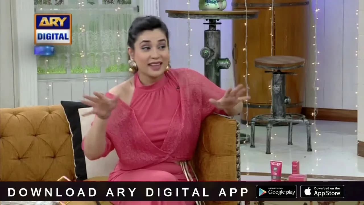 Komal Rizvi on ARY Digital with Nida Yasir