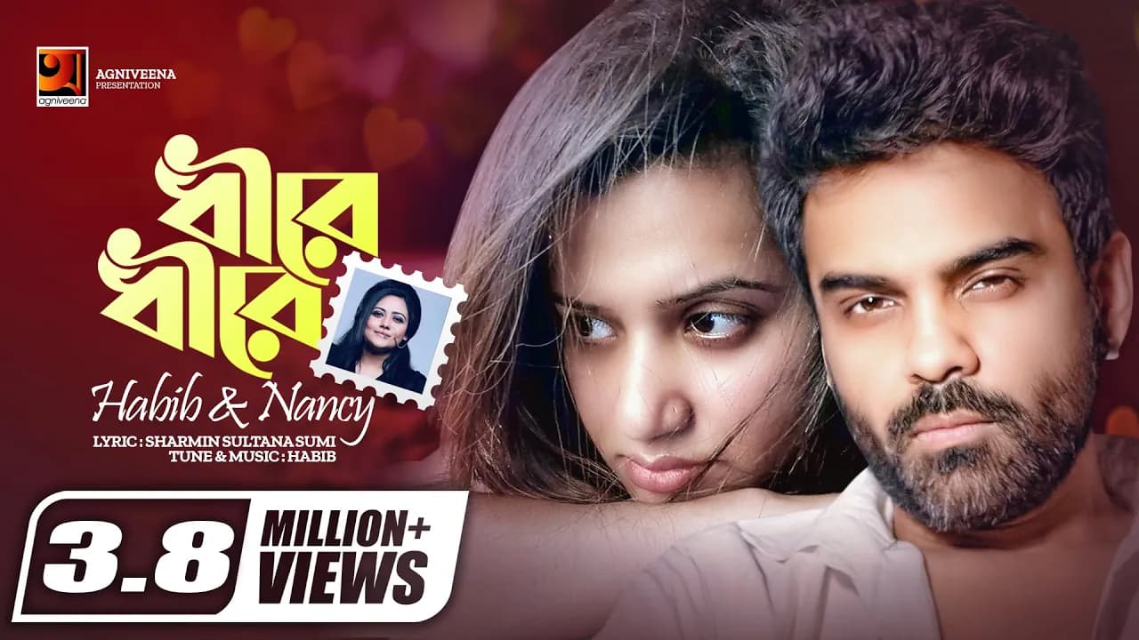 Dhire Dhire | ধীরে ধীরে | Habib | Nancy | Tumi Shandhar O Megho Mala |  Bangla Song