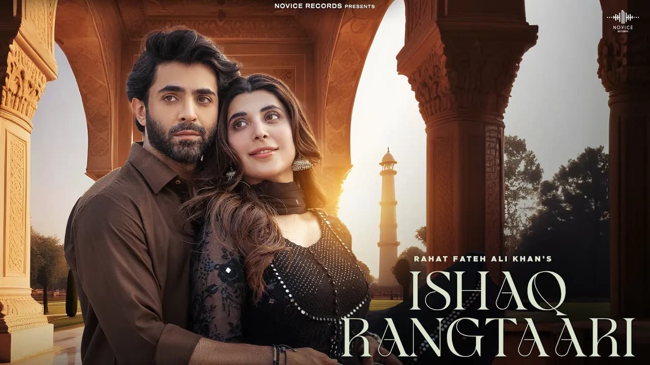 Ishaq Rangtaari Official Video | Rahat Fateh Ali Khan | Sheheryar M | Urwa H | Naveed N