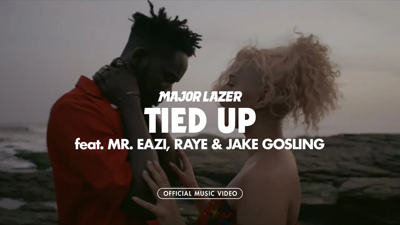 Major Lazer - Tied Up (feat. Mr. Eazi, Raye & Jake Gosling) [Official Music Video]