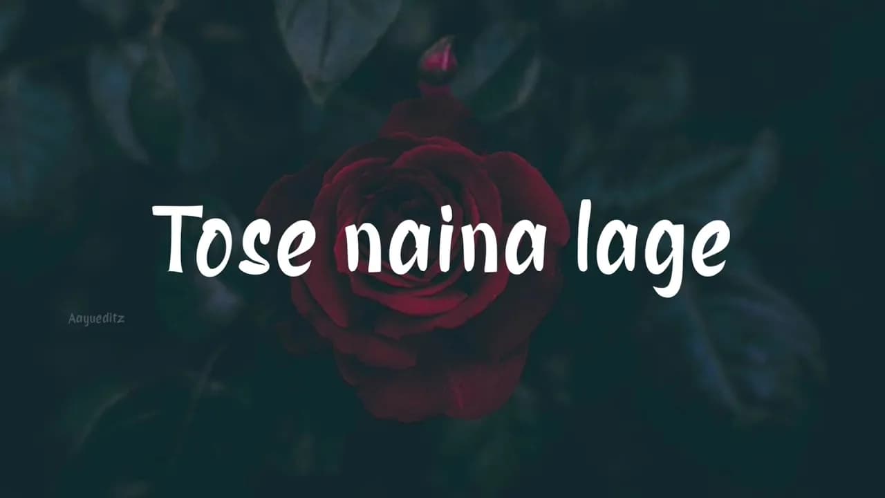 Tose Naina Lage Piya Sawre- lyrical song | Anwar | Kshitij | Shilpa Rao | Mithoon |