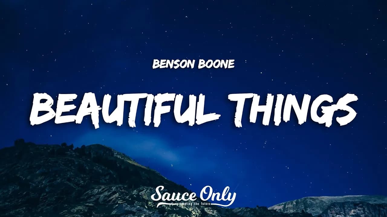Benson Boone - Beautiful Things (Lyrics)