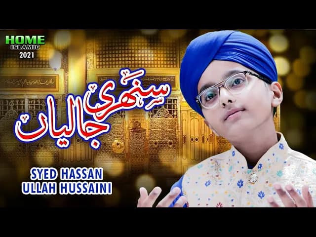 Syed Hassan Ullah Hussaini - Sunehri Jaliyan - New Heart Touching Naat - Home Islamic