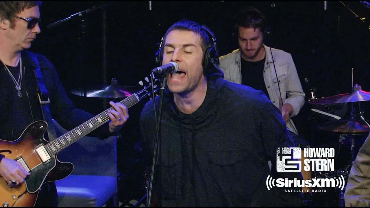Liam Gallagher Performs "Wall of Glass" Live on the Howard Stern Show