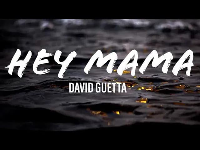 David Guetta - Hey mama, (ft. NickiMinaj, BebeRexha) | Lyrics | @cutenetworks
