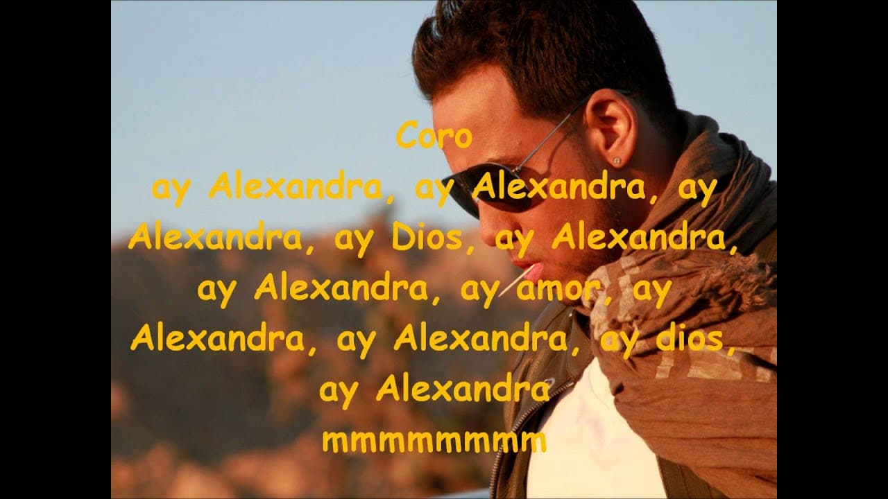 Letra de Alexandra Aventura