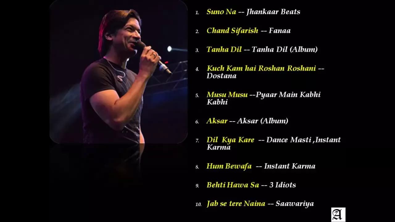Top 10 All time hits by Shaan