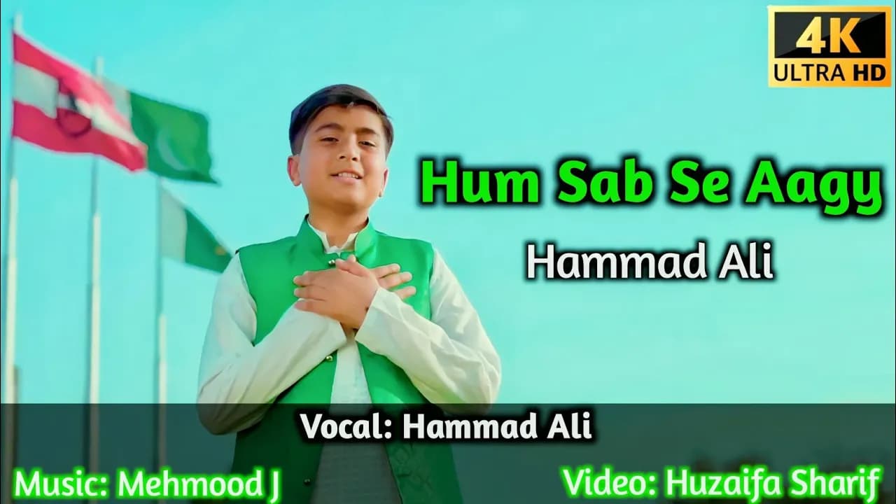 Mere Watan Singer Hammad Ali New 14 August Song | Hum Sab Se Aagy | New Milli Naghma 2022