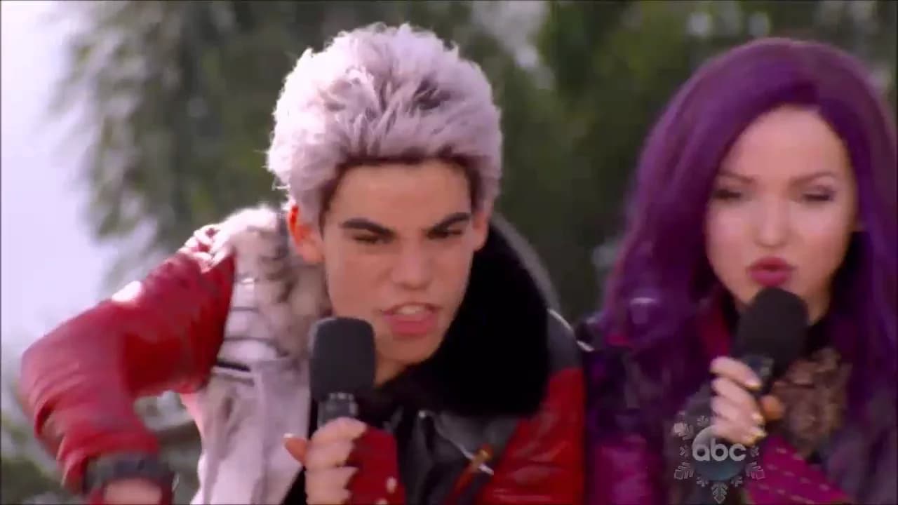 Descendants ( Dove Cameron, Sofia Carson  Booboo Stewart, and Cameron Boyce) Rotten to the Core