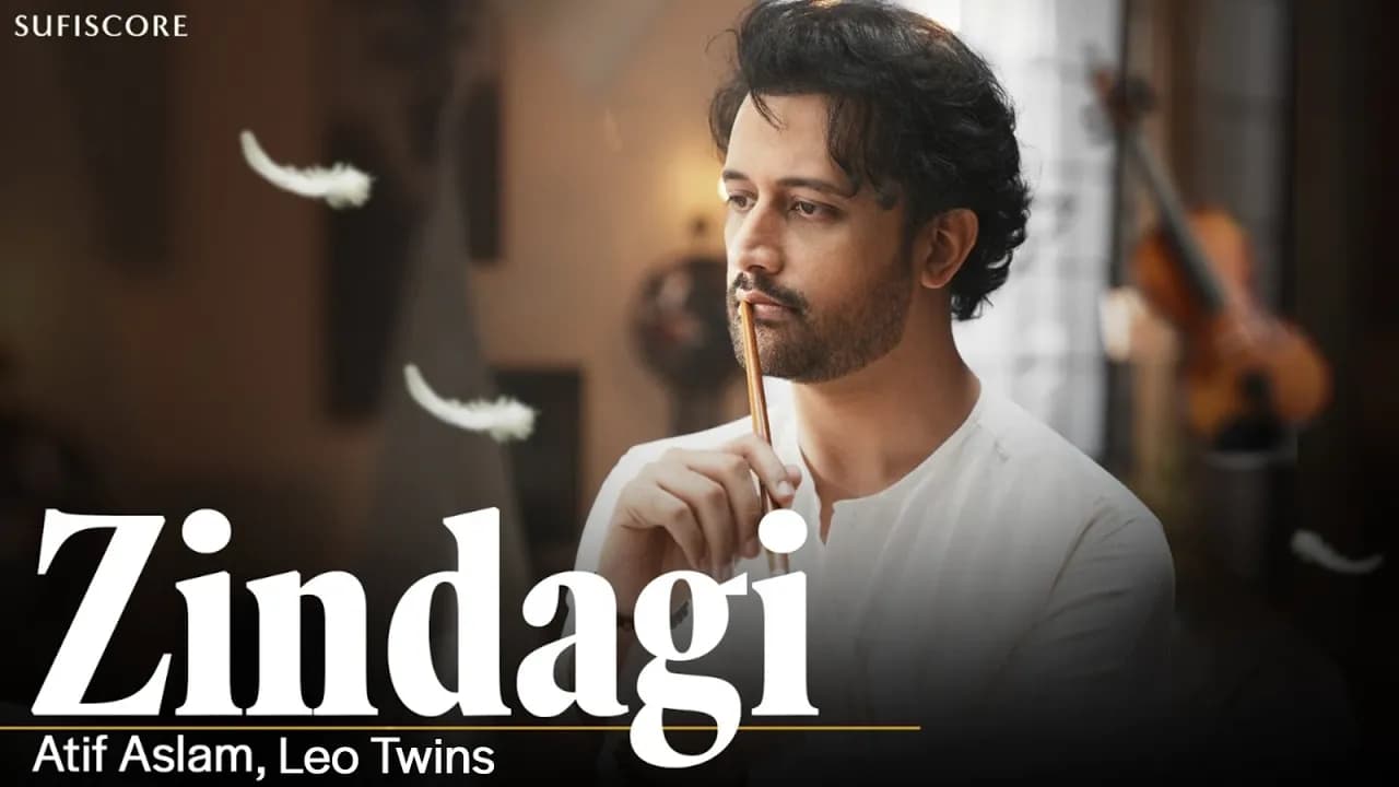 Zindagi | Atif Aslam | Saboor Ali | Leo Twins | Sufiscore | 4K Video | New Song