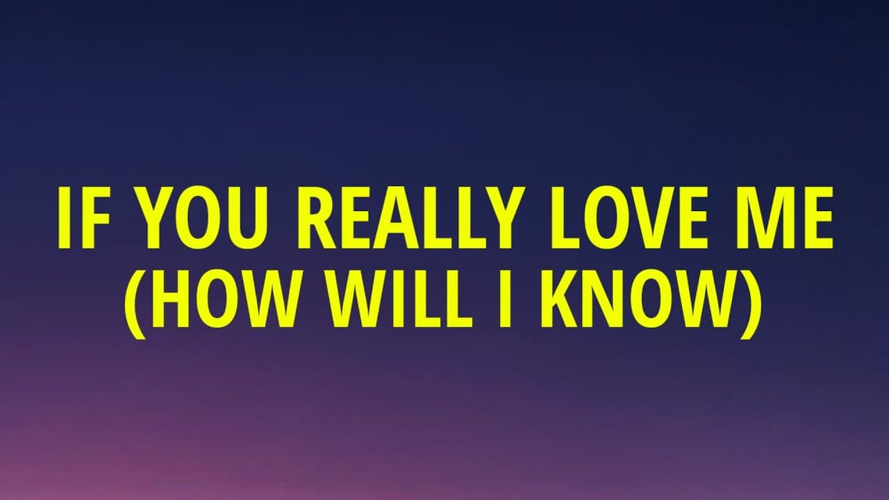 David Guetta, MistaJam & John Newman - If You Really Love Me (How Will I Know) [Lyrics]