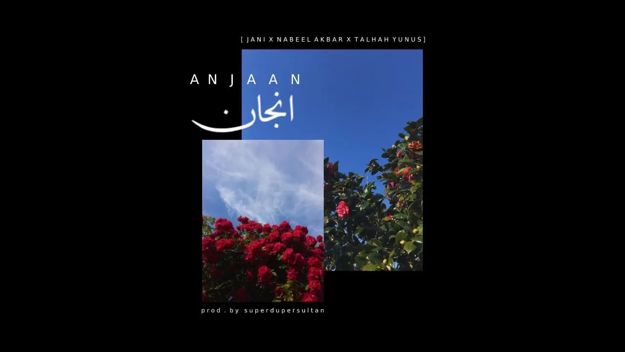 JANI - Anjaan ft. Nabeel Akbar & Talhah Yunus (Official Audio)
