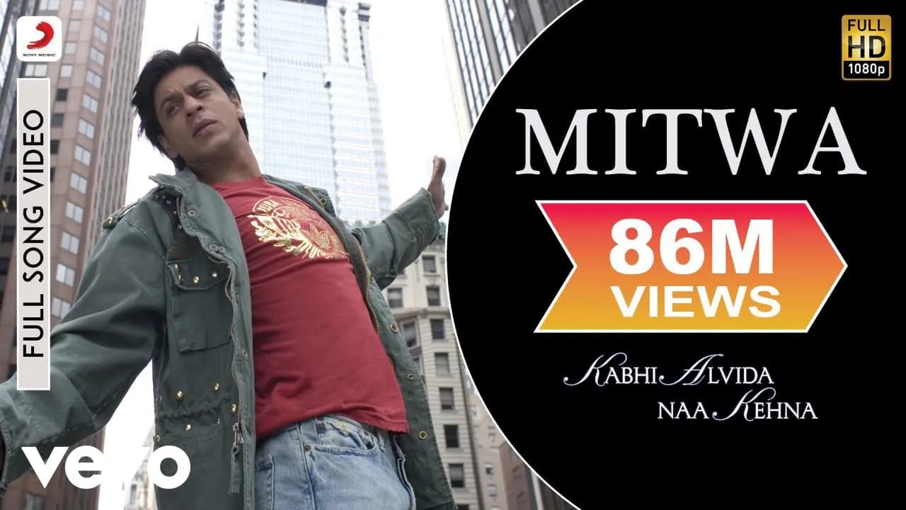Mitwa Full Video - KANK|Shahrukh Khan,Rani Mukherjee|Shafqat Amanat Ali|Shankar Mahadevan