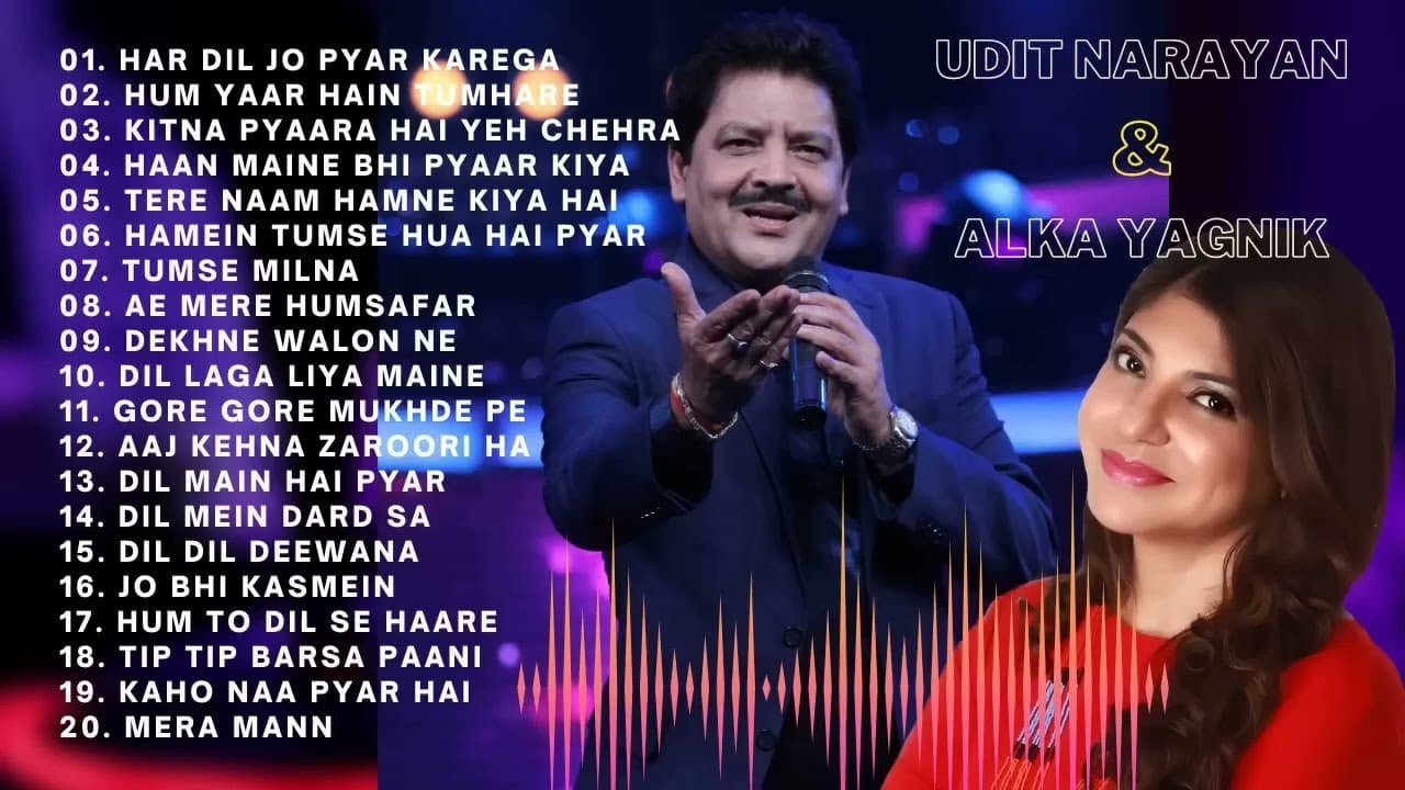 Evergreen Hits - Udit Narayan, Alka Yagnik,, Kumar Sanu Songs_Super Hit Old Songs