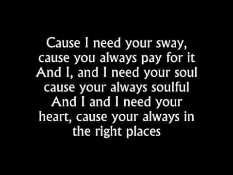 the kooks - sway (with lyrics)