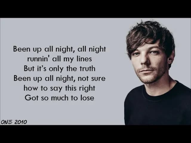 Louis Tomlinson - Defenceless (lyrics)