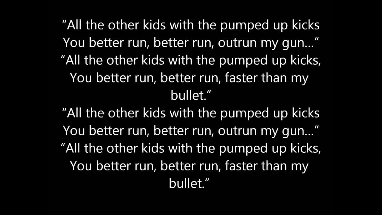 foster the people - pumped up kicks lyrics