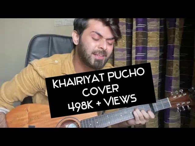 Khairiyat Pucho || Vahaj Hanif || Cover ( Arijit Singh )