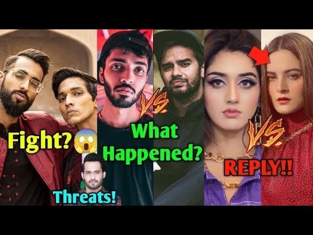 YoungStunners Fight| Irfan Junejo Vs Hamza Ibrahim | Jannat Mirza Vs Aiman Khan | Waqar Zaka Threat