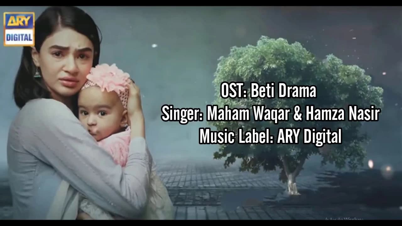 Beti Ost Lyrics || Maham Waqar & Hamza Nasir || Ary Digital