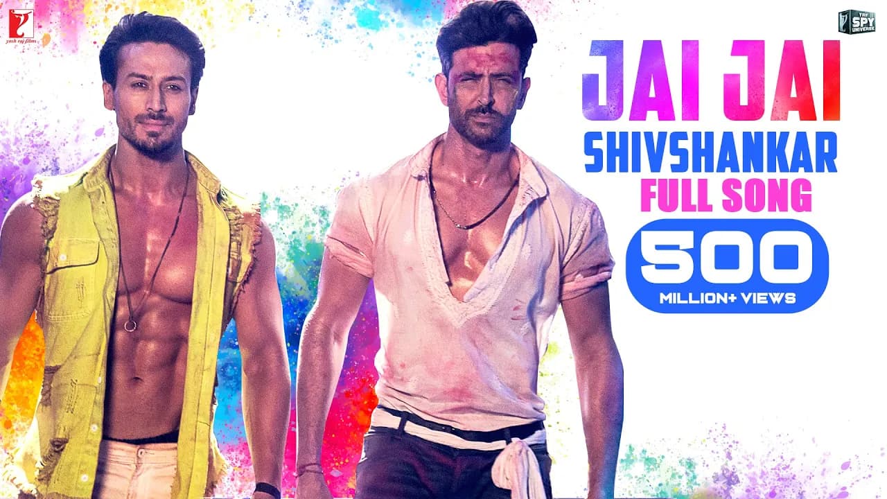 Jai Jai Shivshankar Song | Holi Song | WAR | Hrithik Roshan, Tiger Shroff | Vishal & Shekhar, Benny