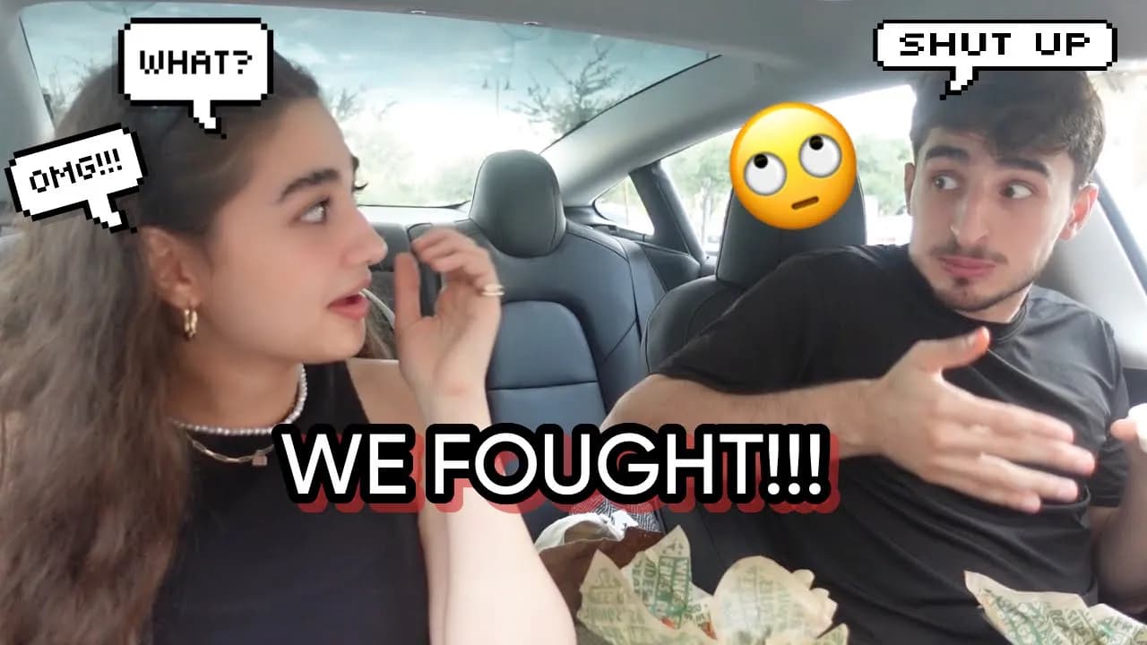 OUR FIRST MUCKBANG...WE FOUGHT THE WHOLE TIME!!