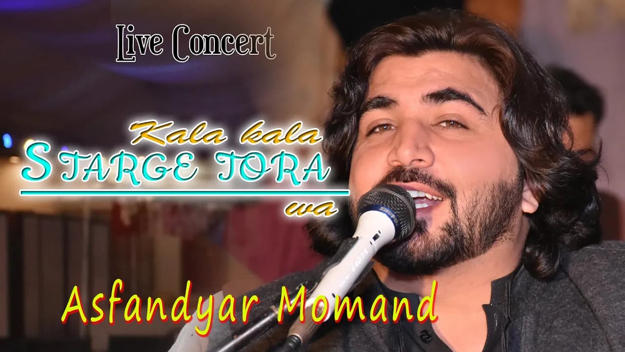 pashto song Kala kala starge tora wa by asfandyar momand 2021