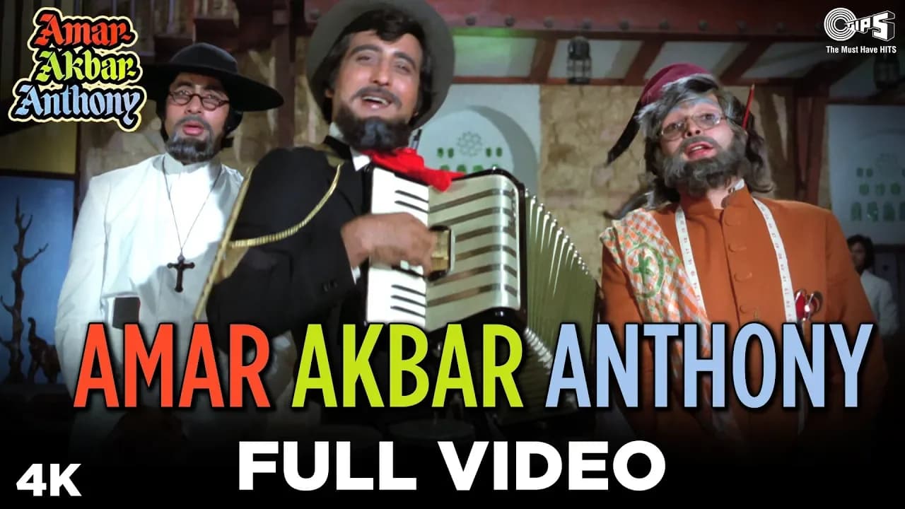 Amar Akbar Anthony Full Video - Amar Akbar Anthony | Kishore Kumar |Amitabh Bachchan, Vinod, Rishi