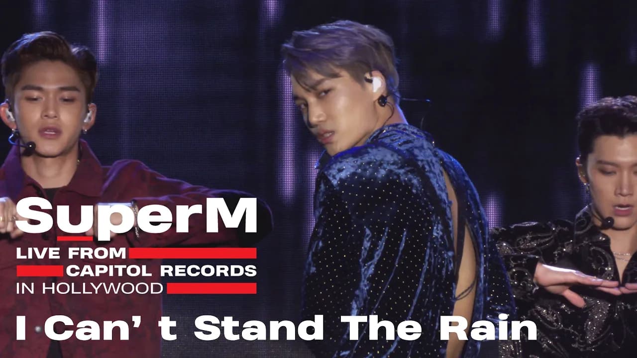 [4K] SuperM 슈퍼엠 'I Can't Stand The Rain' @Live From Capitol Records in Hollywood