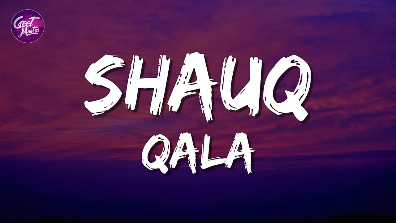 Shauq (Lyrics) | Qala | Swanand, Shahid, Sireesha