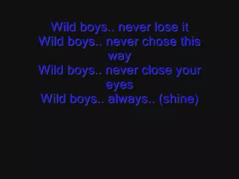 Duran Duran - Wild Boys [lyric]