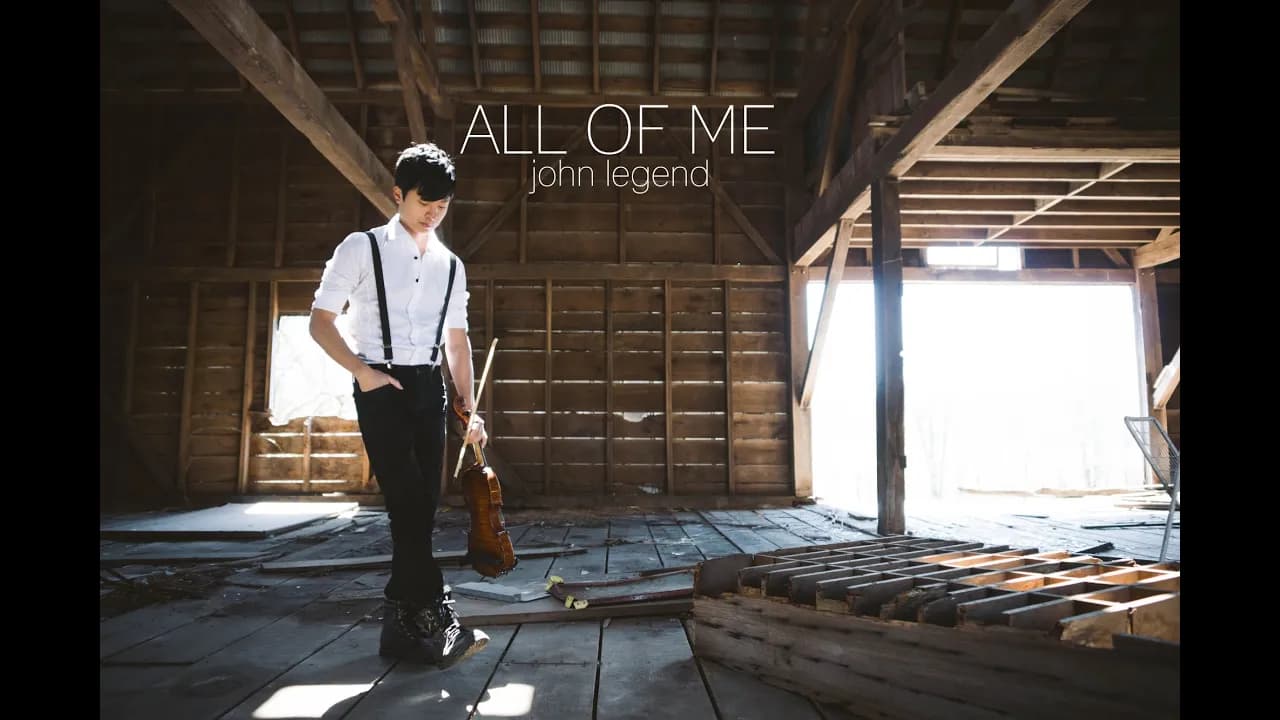 All of Me - John Legend - Violin and Guitar Cover - Daniel Jang