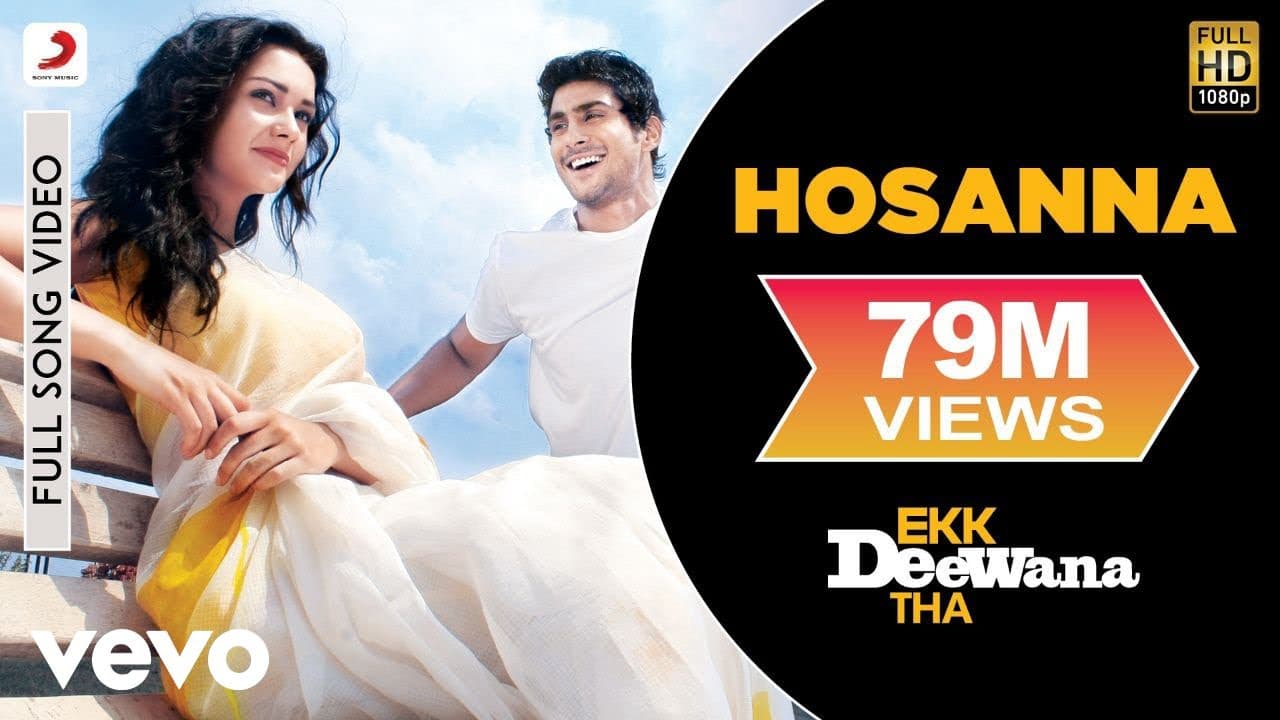 A.R. Rahman - Hosanna Best Video|Ekk Deewana Tha|Amy Jackson|Prateik Babar|Leon|Suzanne