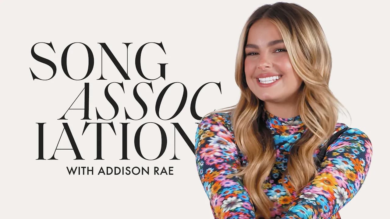 Addison Rae Sings Justin Bieber, Hailee Steinfeld & "Obsessed" in a Game of Song Association | ELLE