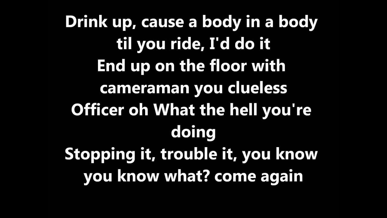 Hangover - Taio Cruz (lyrics)