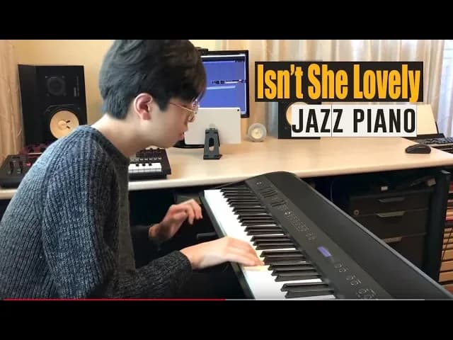 Stevie Wonder - Isn't She Lovely Jazz Piano