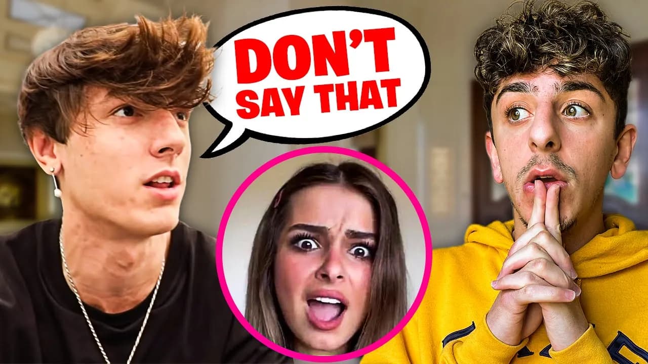 I almost broke up Bryce Hall & Addison Rae...