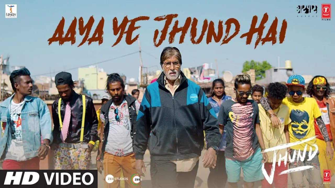 Aaya Ye Jhund Hai (Video) Jhund | Amitabh Bachchan | Ajay-Atul | Nagraj | Bhushan Kumar