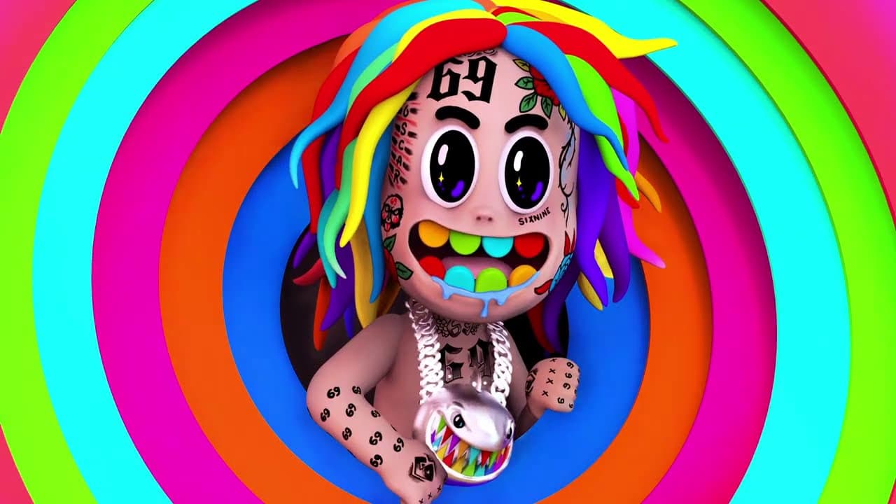 6ix9ine - NINI (Feat. Leftside) [Official Lyric Video]