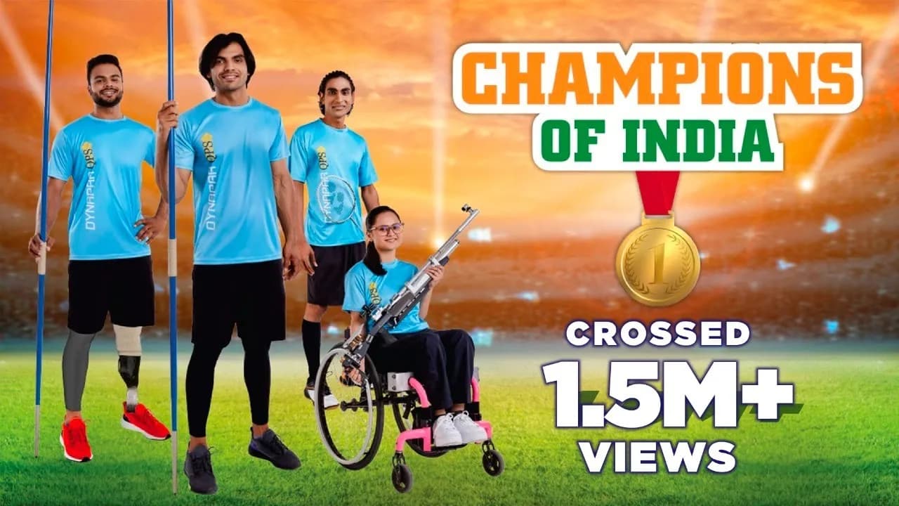 Dynapar QPS | Champions Of India | Anthem by: Manoj Muntashir, Arko Mukherjee and Sonu Kakkar