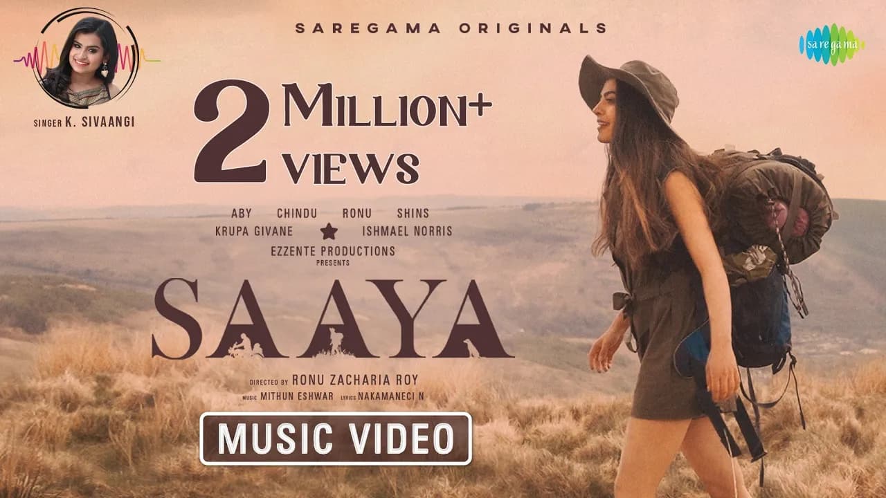 Saaya (Tamil) - Music Video | Sivaangi | Mithun Eshwar | Krupa | Ishmael | Ronu Zacharia Roy