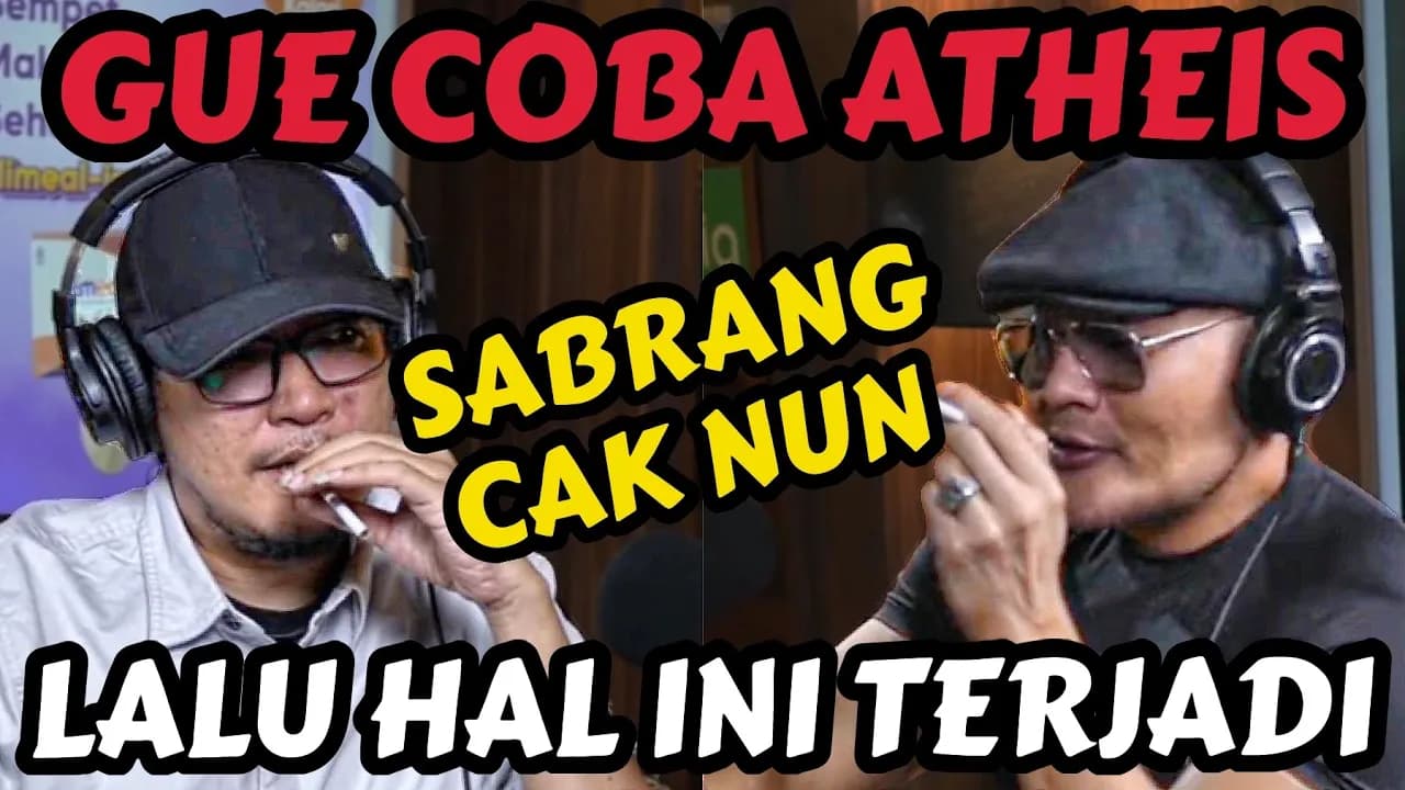 APAKAH TUHAN ADA⁉️ INI JAWABANNYA… Noe letto - SABRANG - cak nun - podcast