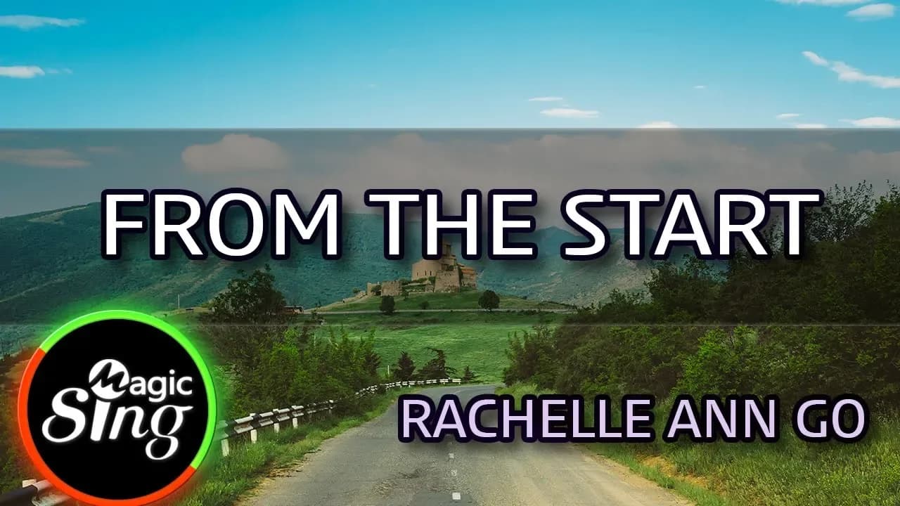 [MAGICSING Karaoke] RACHELLE ANN GO_FROM THE START karaoke | Tagalog