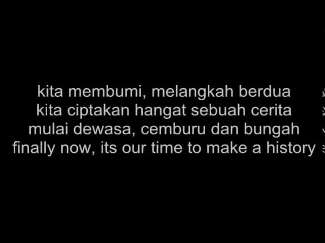 Bondan Prakoso and Fade 2 Black - Kita Selamanya (lirik/lyrics)