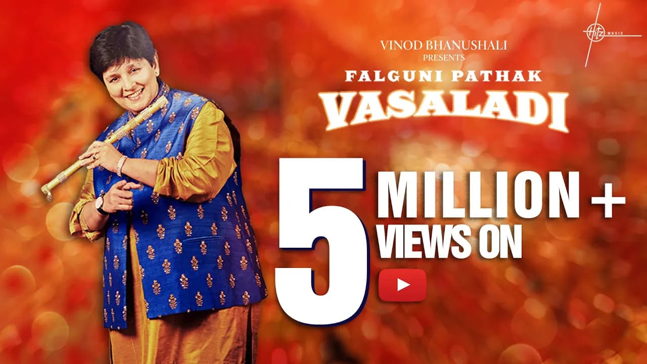 Vasaladi (Song) by Falguni Pathak | Shail H | New Navratri Song | Vinod B | Hitz Music