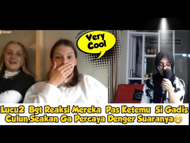 GADIS CULUN KEMBALI BERAKSI BIKIN MEREKA TERHERAN - HERAN MENDENGAR SUARANYA!!! OME TV INTERNASIONAL