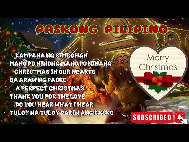 Paskong Pinoy 2024, Best christmas songs, jose mari chan,apo hiking society etc.