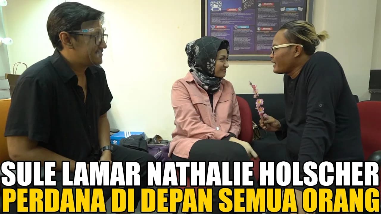 SULE LAMAR NATHALIE HOLSCHER DI DEPAN ANDRE.. ANDRE TERHARU AKHIRNYA SAHABATNYA MAU MENIKAH