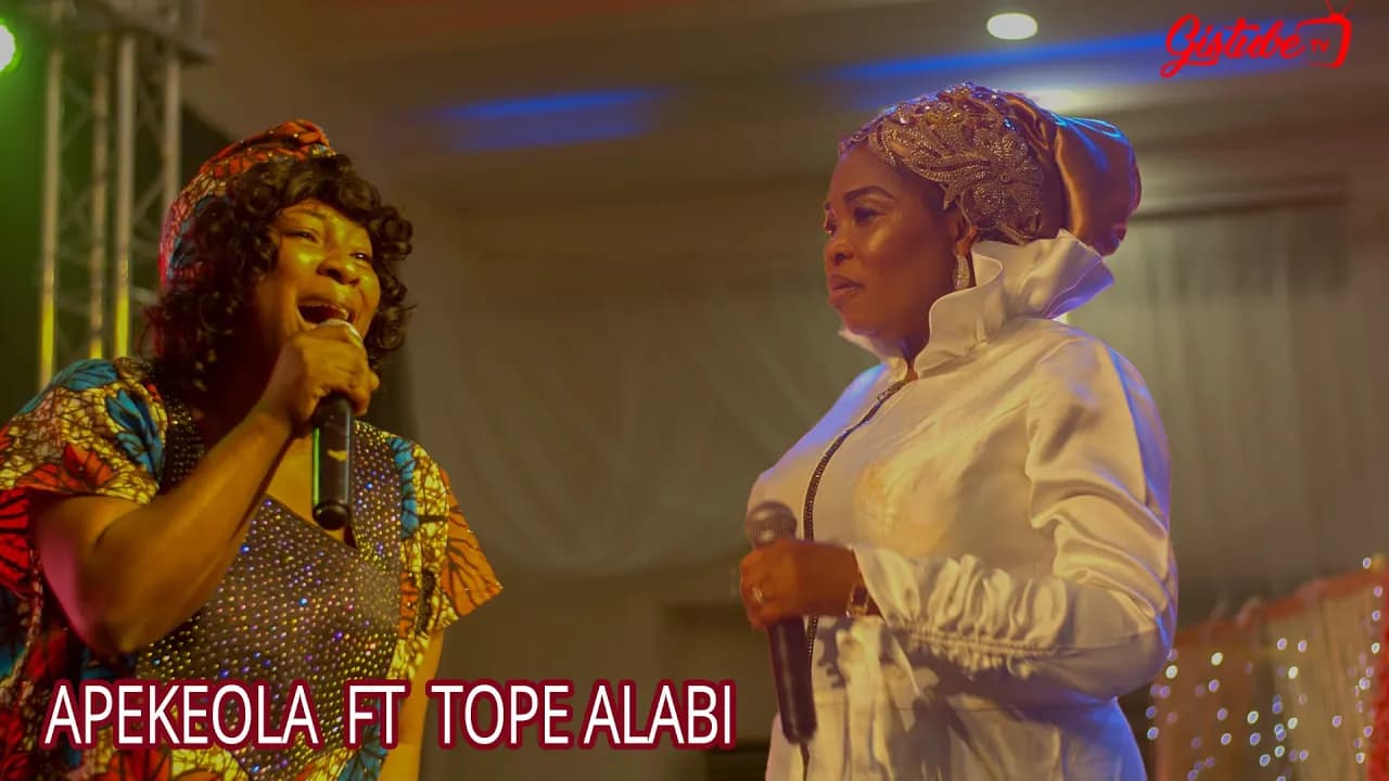APEKEOLA Ft.TOPE ALABI IN HOT ALUJO PRAISE AS THEY VIBE TOGETHER @ YETUNDE ARE 30TH ANNIVERSARY.